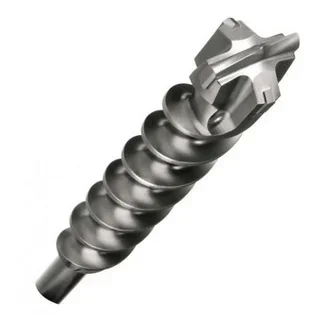 Broca SDS-Max Milwaukee 4 Cortadores Carburo Reforzado Ø32mm Perforación Hormigón Armado