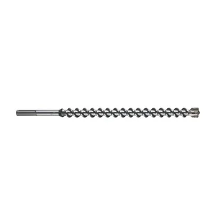 Milwaukee SDS-Max 4-Cutter Drill Bit Reinforced Carbide Tip 32mm Diameter Reinforced Concrete Drilling