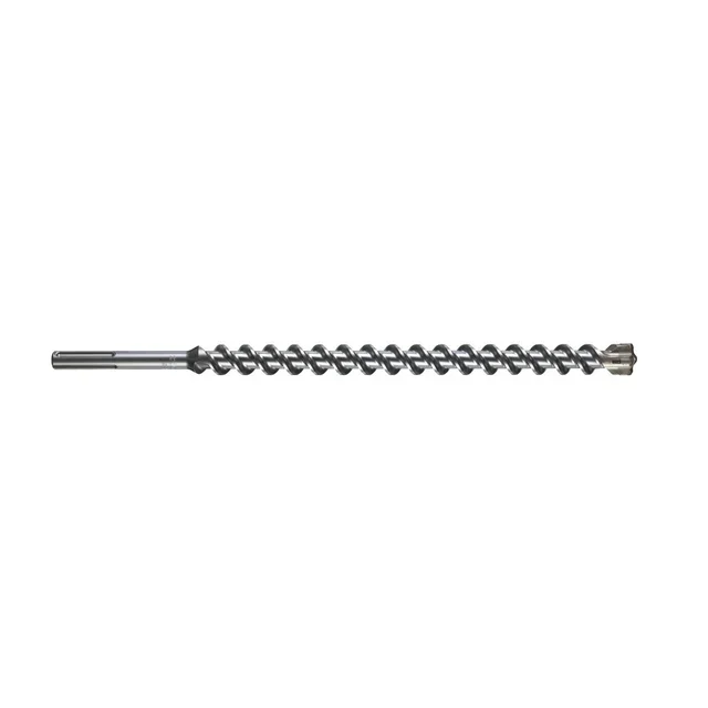 Milwaukee SDS-Max 4-Cutter Drill Bit Reinforced Carbide Tip 32mm Diameter Reinforced Concrete Drilling