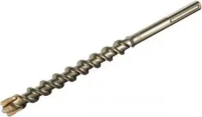 Milwaukee SDS-Max 4-Cutter Drill Bit Reinforced Carbide Tip 32mm Diameter Reinforced Concrete Drilling