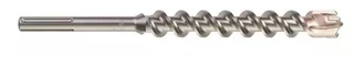 Milwaukee SDS-Max 4-Cutter Drill Bit Reinforced Carbide Tip 32mm Diameter Reinforced Concrete Drilling