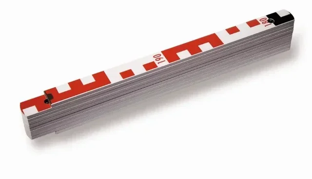 Metro pieghevole in legno STABILA 2m falegname serie 400 faggio europeo professionale