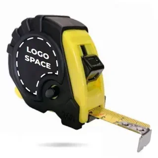 Mètre ruban professionnel 5m x 25mm métrique 3 boutons verrouillage