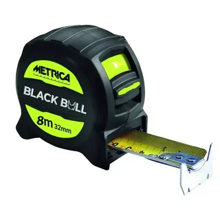 Cinta Métrica Black Bull METRICA 0807 3m Goma Gancho Magnético