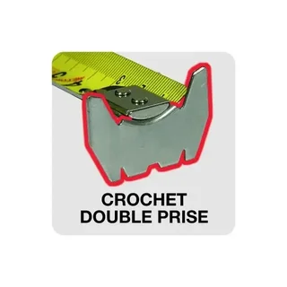 Cinta Métrica Black Bull METRICA 0807 3m Goma Gancho Magnético