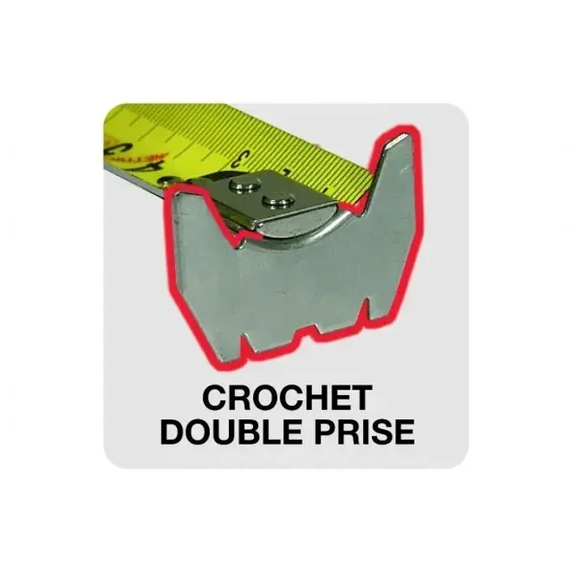 Cinta Métrica Black Bull METRICA 0807 3m Goma Gancho Magnético