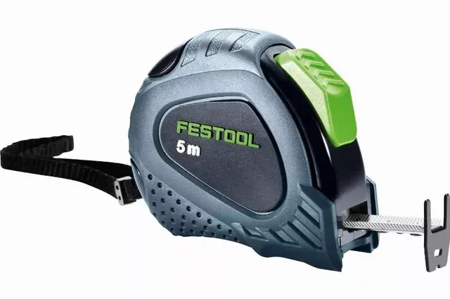 Metro a nastro Festool 5m MB 205182 professionale con clip da cintura e blocco