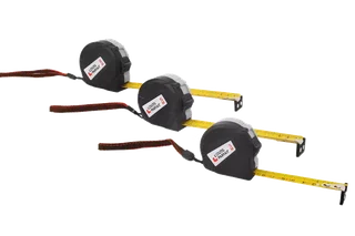 Professionelles Stahlmaßband 3m doppelt skaliert magnetisch