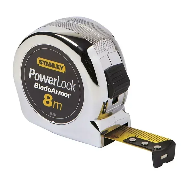 Flessometro STANLEY Powerlock Blade Armor 8m x 25mm professionale antiurto