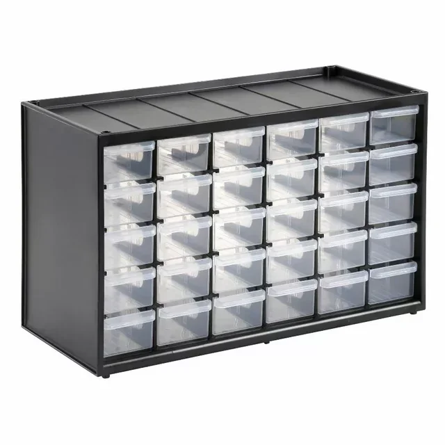 Stanley 1-93-980 Storage Cabinet 30 Transparent Modular Compartments
