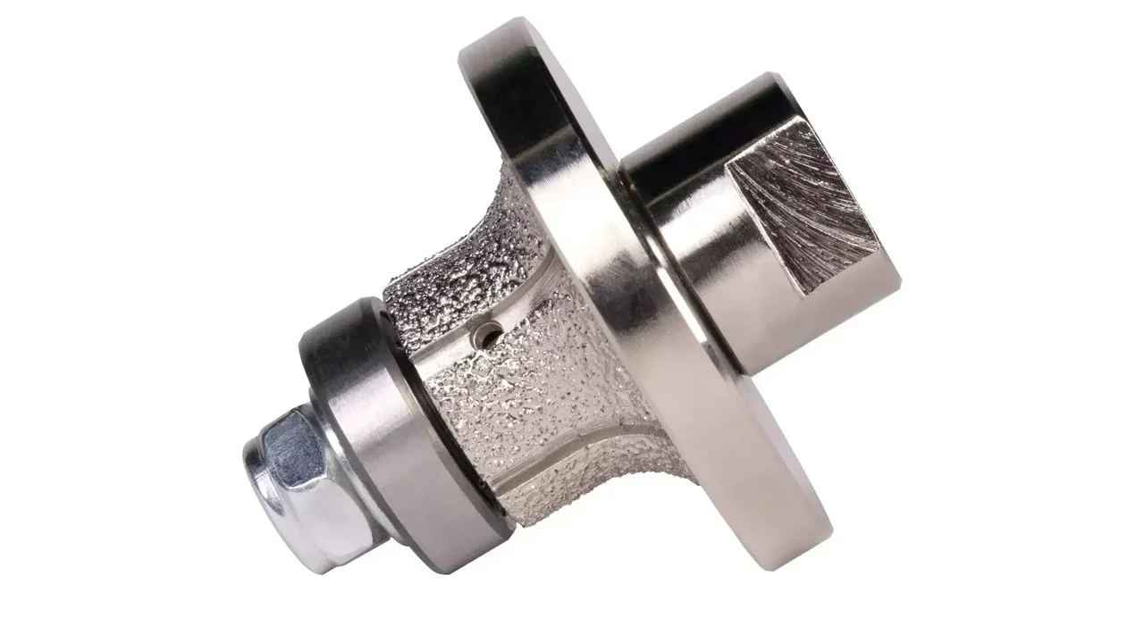 RUBI 64XR10 M14 Mola da Profilo Diamantata Quarto di Tondo Sbavatura Pietra Granito