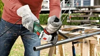 Bosch PWS 850-125 Angle Grinder 850W with SystemBox M - Corded Electric Grinding Tool