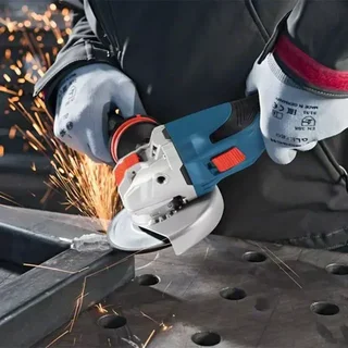 Smerigliatrice Angolare a Batteria Bosch GWS 18V-7 18V L-BOXX