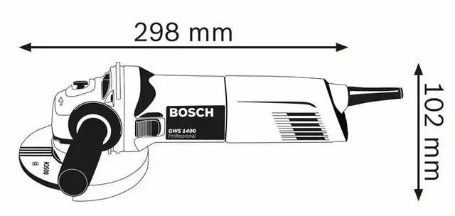 Meuleuse angulaire Bosch GWS 1400W 125mm 0601824800