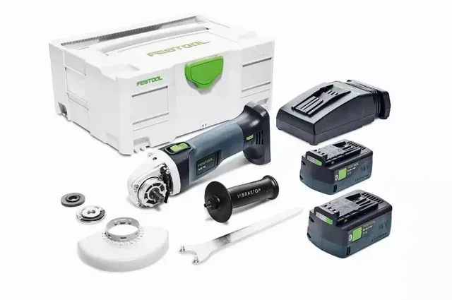 Smerigliatrice angolare a batteria Festool AGC 18-125 5.2 EBI-Plus 125mm - Motore EC-TEC senza spazzole