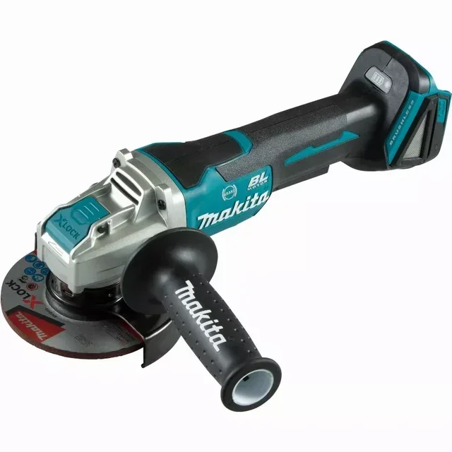 Smerigliatrice Angolare MAKITA DGA520ZX1 125mm 18V X-LOCK Brushless con Freno e Interruttore Uomo Morto