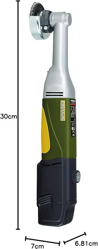 PROXXON LHW/A 29817 Akku-Winkelschleifer - Langhals, Maschine ohne Akku