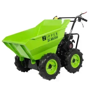 Mini Dumper ZIPPER ZI-RD300 300kg 4x4 All-Terrain Motorized Wheelbarrow Construction Site