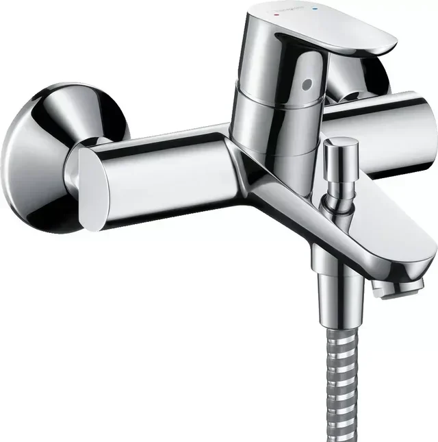Mitigeur bain douche Hansgrohe Focus C2 chromé 2 vitesses - 31948000