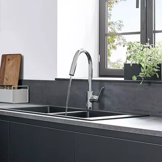Grifo de Cocina Hansgrohe Focus M41 con Ducha Extraíble Cromado