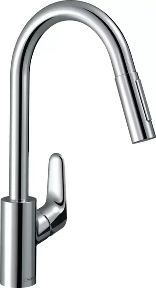 Grifo de Cocina Hansgrohe Focus M41 con Ducha Extraíble Cromado