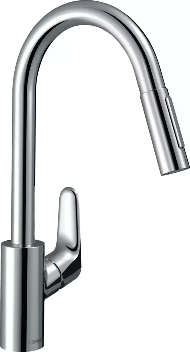 Hansgrohe Focus M41 Küchenarmatur mit Ausziehbarer Brause Chrom