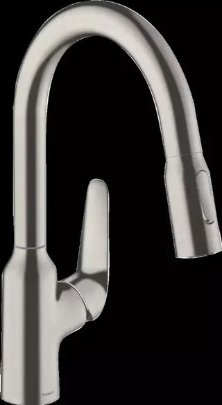 Hansgrohe Focus M42 Kitchen Mixer Tap with Pull-Out Spray 7180