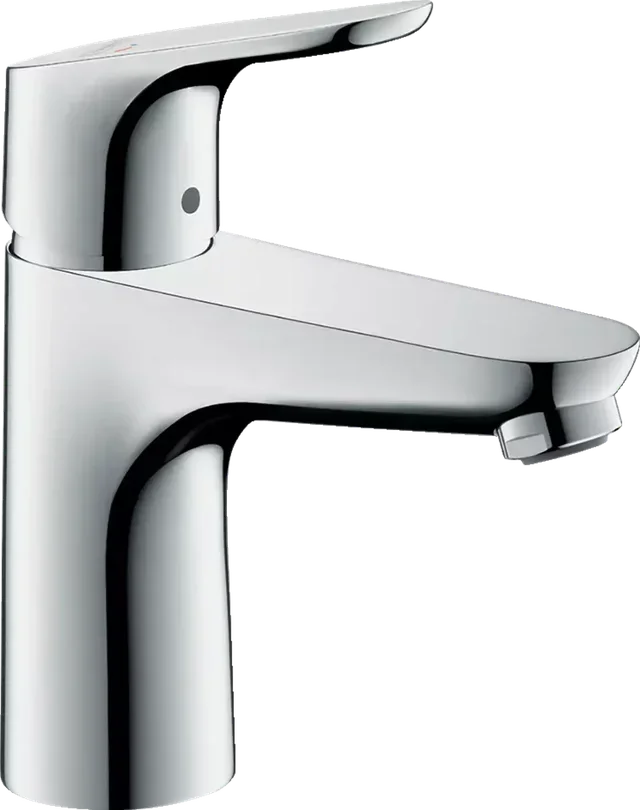 Hansgrohe Focus 100 CoolStart Chrome Basin Mixer Tap with Pop-up Waste - 31621000