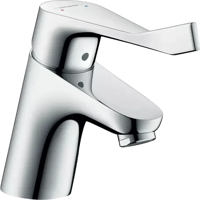 Hansgrohe Focus Care Basin Mixer with Extra-Long Handle Chrome Ref. 31910000