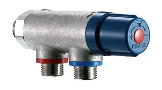 Mitigeur thermostatique DELABIE Premix Compact 1/2" corps brut sécurité anti-brûlure