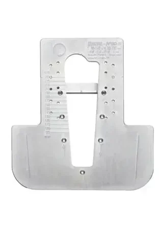 Plantilla de Carpintería ARUNDA N°80B Tope de Escuadra Ajustable Acero Macizo