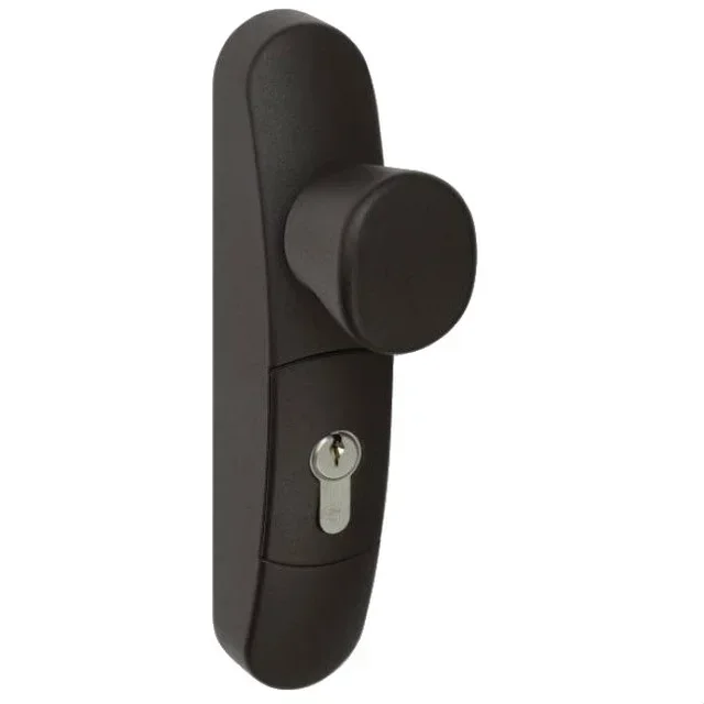 Module extérieur débrayable verrouillable serrure électrique Fluid JPM EN5300 bouton noir