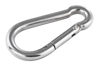 Mousqueton poire zingué LEVAC Ø8x80mm acier résistant