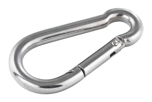 Mousqueton poire zingué LEVAC Ø8x80mm acier résistant