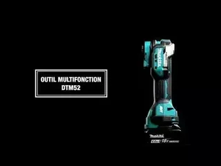 Multifonction Découpe-Ponceur MAKITA DTM51ZJX3 18V LXT coffret MAKPAC avec accessoires