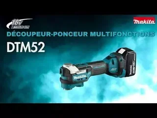 Multiutensile Oscillante 18V Makita DTM52RTJX1 con 2 Batterie 5Ah e Valigetta Makpac
