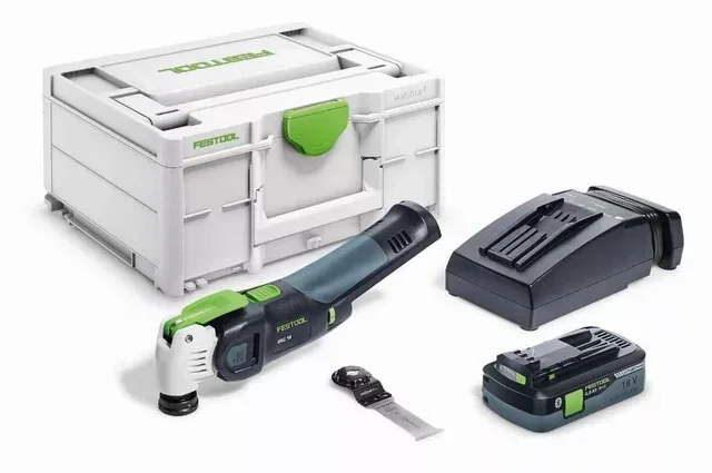 Festool VECTURO OSC 18 HPC 4.0 Cordless Oscillating Multi-Tool 576595 - 18V Battery, Charger and Systainer Case