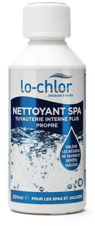 Nettoyant Spa LO-CHLOR 250ml ultra-concentré dépôts graisses tuyauterie