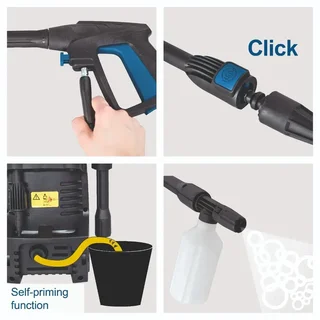 Nettoyeur haute pression électrique SCHEPPACH HCE1400 1400W 110 bar terrasse voiture