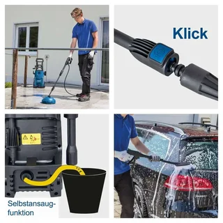 Nettoyeur haute pression SCHEPPACH HCE2200 160 bar 2200W eau froide 230V