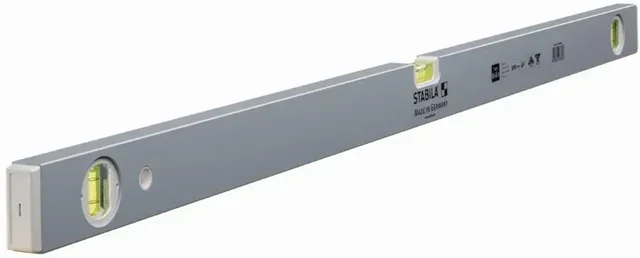 STABILA 80 U-2 Wasserwaage - Präzisionsmessgerät für Tischlerei Schreinerei Fliesenverlegung Elektroinstallation