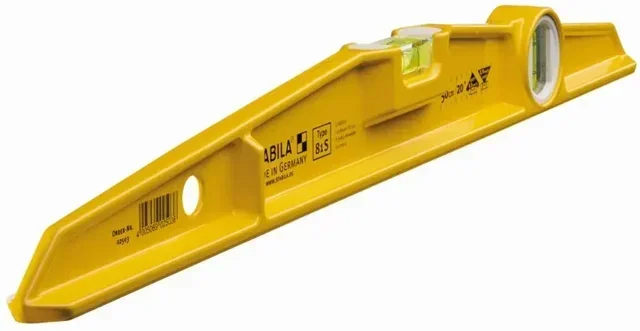 Livella a bolla STABILA 81 S alluminio professionale precisione 0,5 mm/m