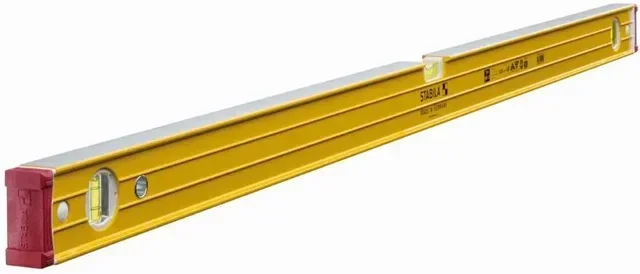 Livella a bolla STABILA Tipo 96-2 122 cm 2 fiale alluminio - 15229