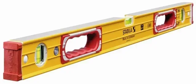 Livella a bolla STABILA Tipo 196-2 alluminio robusto precisione 0.5mm/m