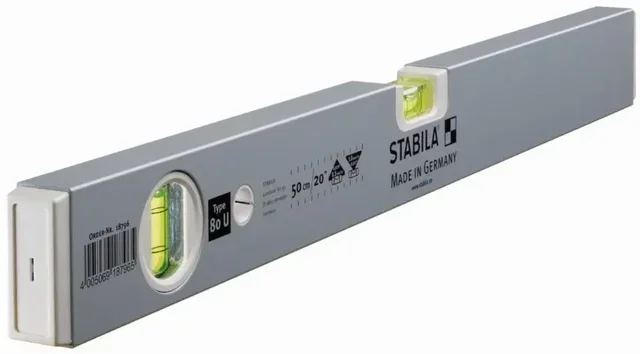 Livella a bolla STABILA Type 80 U professionale falegnameria ebanisteria