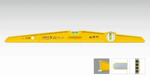 Livella a bolla magnetica STABILA 81 SM alluminio professionale