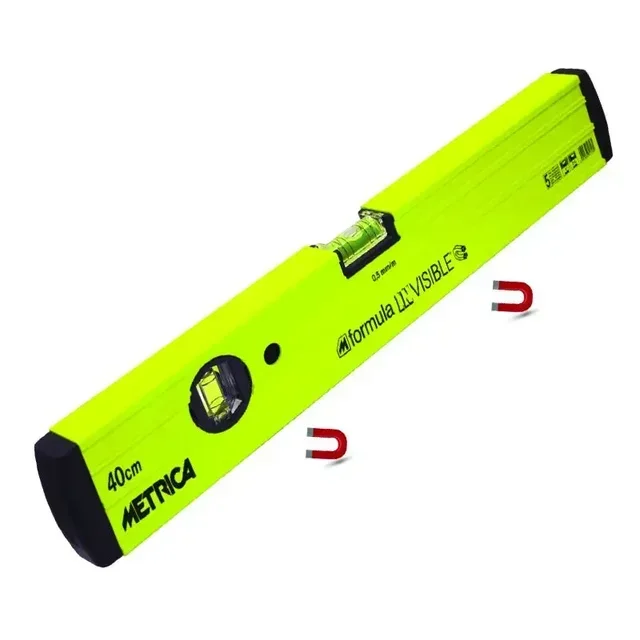 Nivel de Burbuja Magnético Metrica 32842 120cm 2 Ampollas Invisible