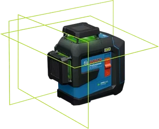 Bosch GLL 80-33 G Laser Level 3 Lines 360° with BA 3.7V 3.0Ah XL Battery - IP65