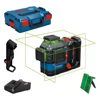 Niveau laser 3 plans Bosch GLL 18V-120-33 CG 360° professionnel avec batterie et chargeur