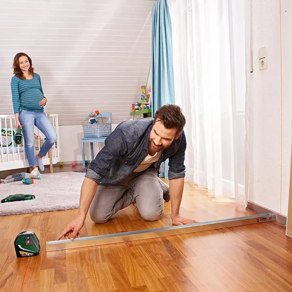 Bosch 3-Linien Universal Laser Level - Vertikales Kreuz Lotpunkt mit Tasche